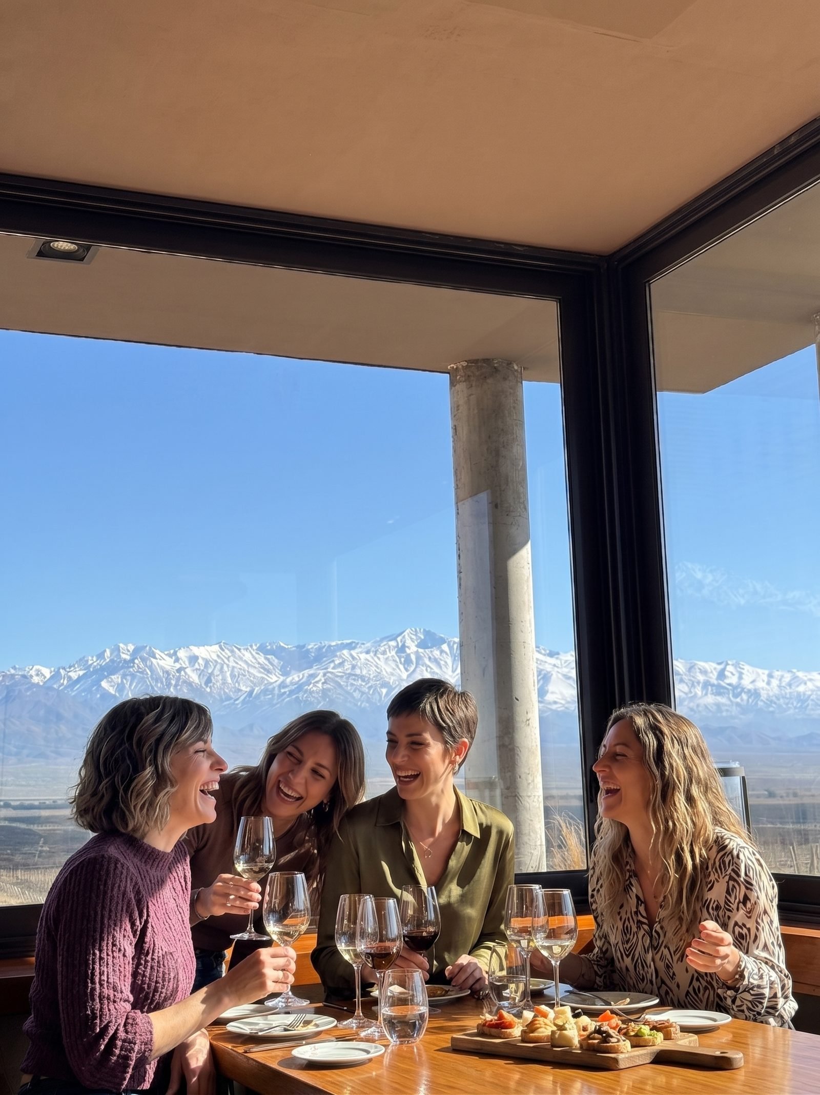 Finde de Amigas en Mendoza: Blending Game y Sunset