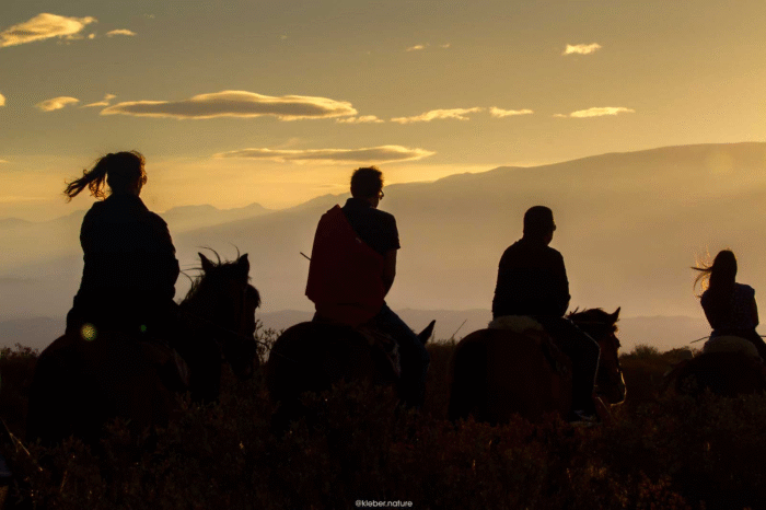 Cabalgata con sabores Andinos